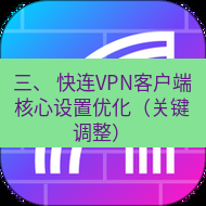 快连 三、 快连VPN客户端核心设置优化（关键调整）