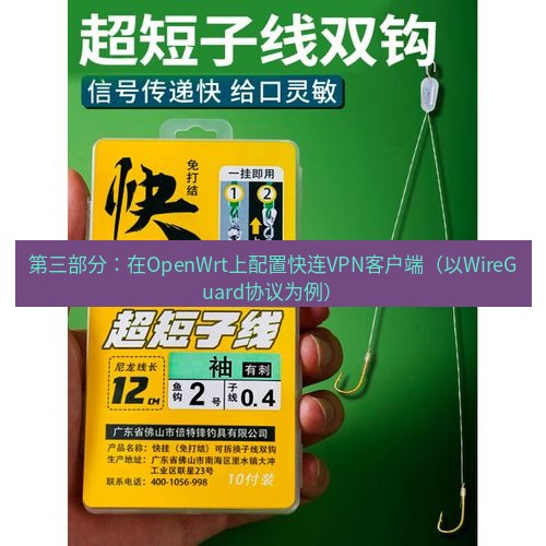 快连 第三部分：在OpenWrt上配置快连VPN客户端（以WireGuard协议为例）