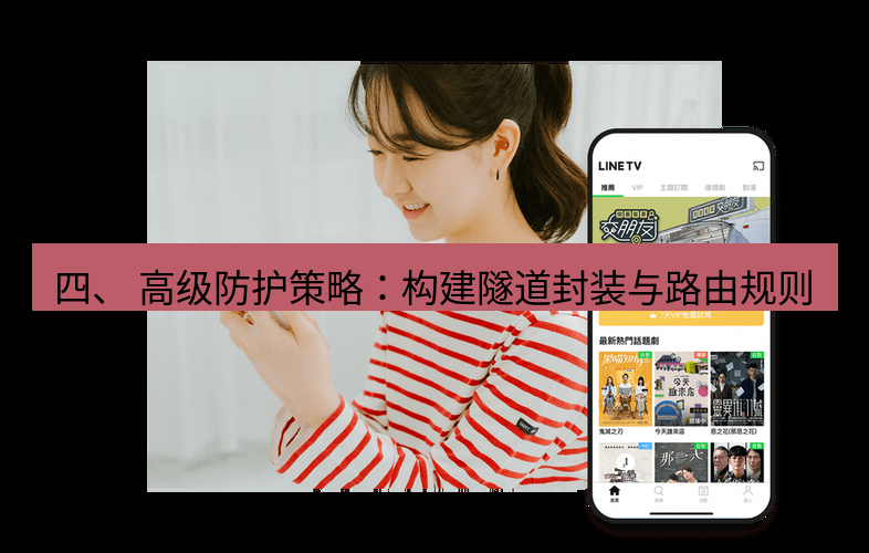 快连 四、 高级防护策略：构建隧道封装与路由规则